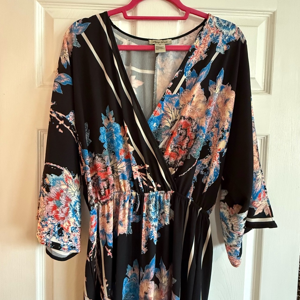 Flying Tomato Black Floral Jumpsuit